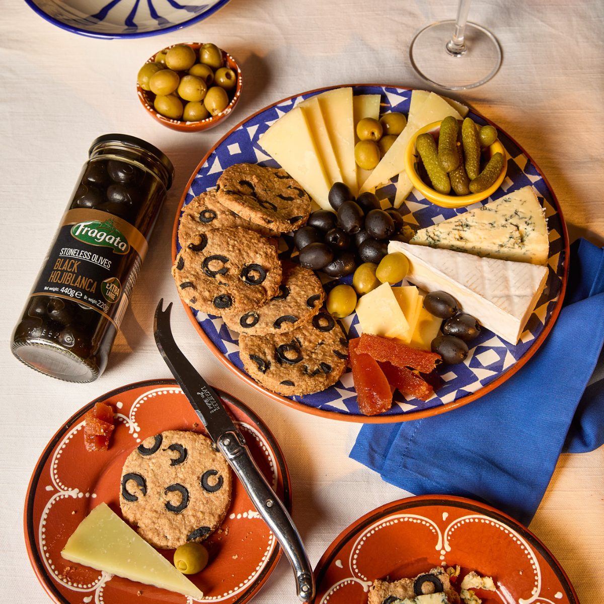 Olive Biscuits for Cheese